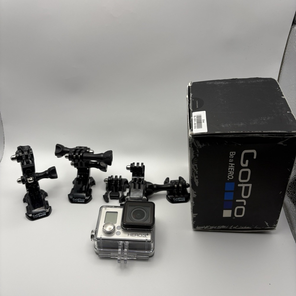GOPRO HERO 3+ Plus Edition 1080P HD Sports Action Video Camera Silver No Charger